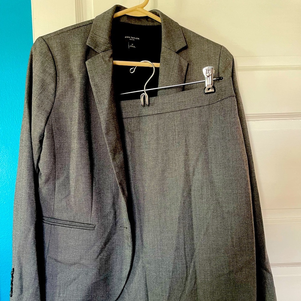 Ann Taylor suit jacket and skirt